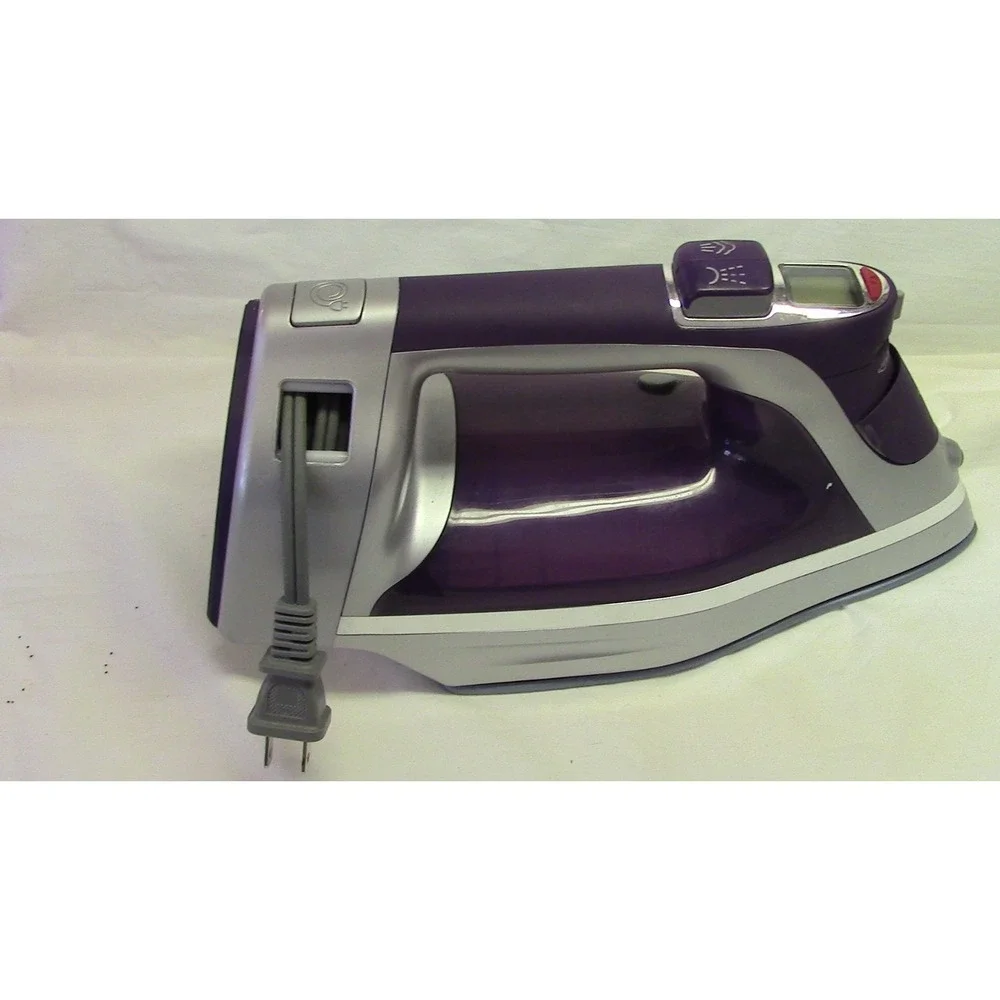 Hamilton Beach 19902R 1700W Digital Iron with Retractable Cord - Purple